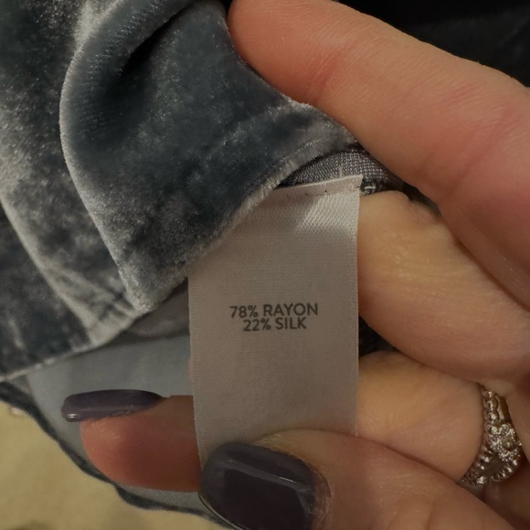 NWT J Jill Velvet Button Down Shirt - Picture 6 of 8